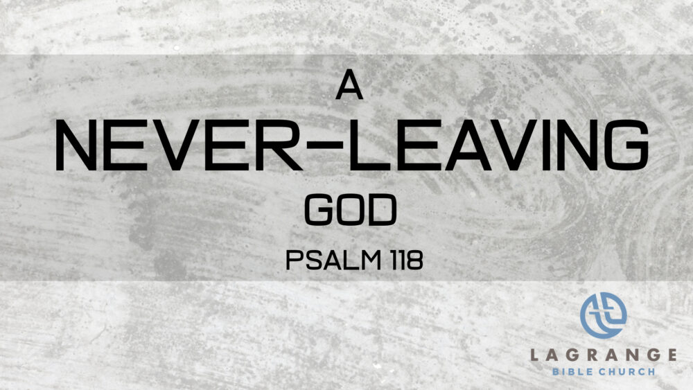 A Never-Leaving God Image