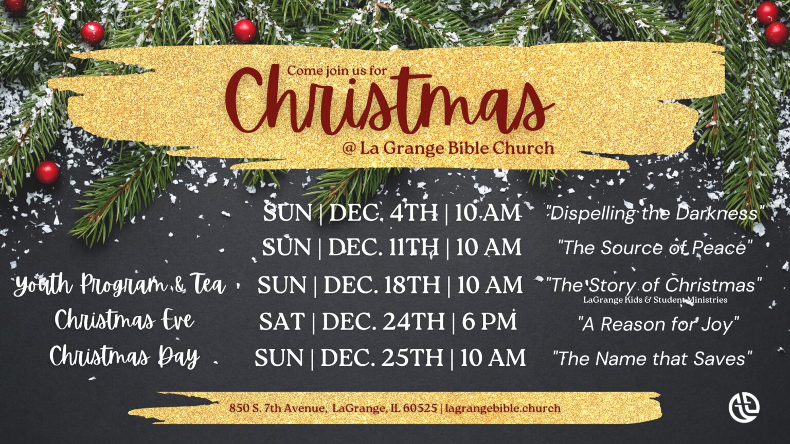 La Grange Bible Church – Making fully devoted followers of Jesus Christ ...